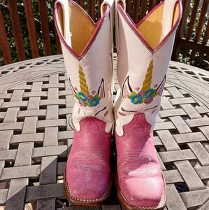 Macie Bean Unicorn cowboy boots, Sz 11 Toddler!